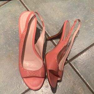 Elegant Pink Slingback Heels